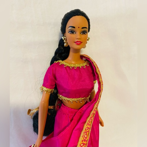 Barbie Dolls of the World, Indian Barbie 1995, Mattel - Picture 4 of 8